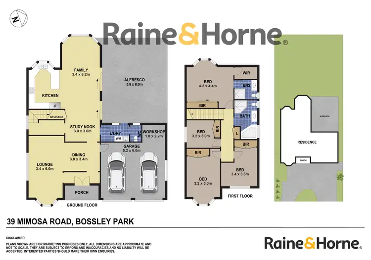 Floorplan of Homely house listing, 39 Mimosa Road, Bossley Park NSW 2176