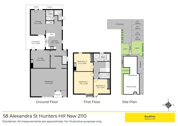 Floorplan of Homely house listing, 58 Alexandra Street, Hunters Hill NSW 2110