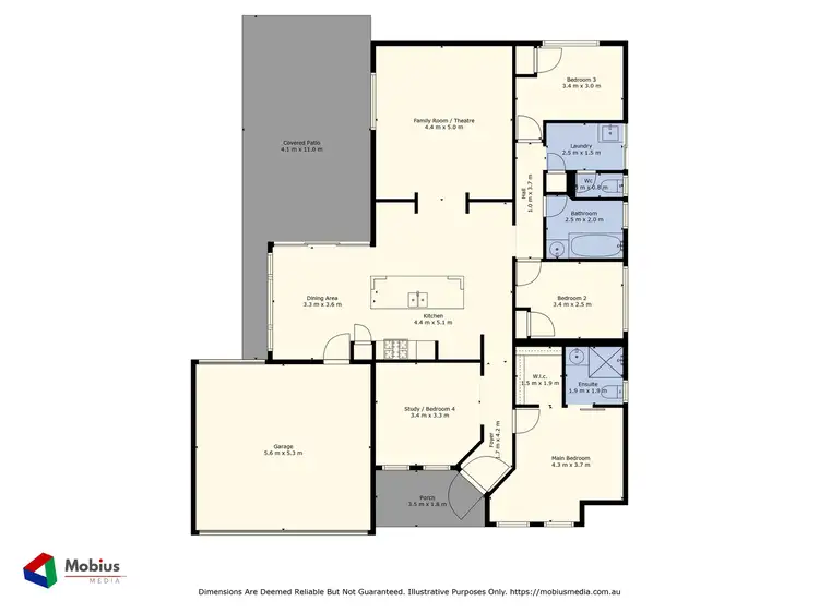 Floorplan of Homely house listing, 37 Beedelup Loop, Bibra Lake WA 6163