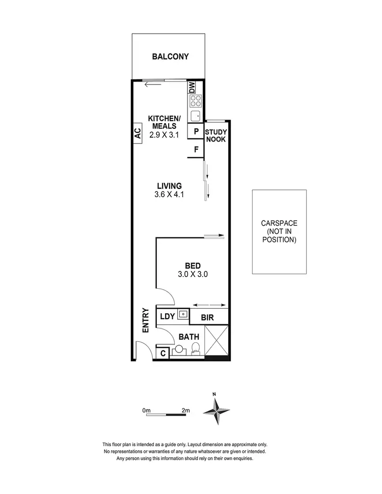 Floorplan of Homely apartment listing, 209/6 Mater Street, Collingwood VIC 3066