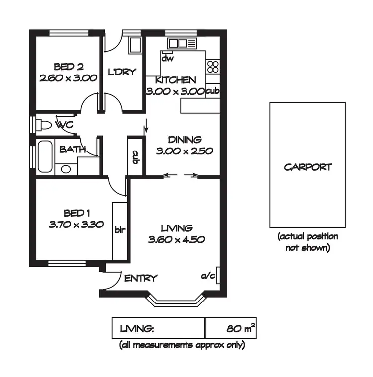 Floorplan of Homely unit listing, 4/13 Fox Avenue, Klemzig SA 5087
