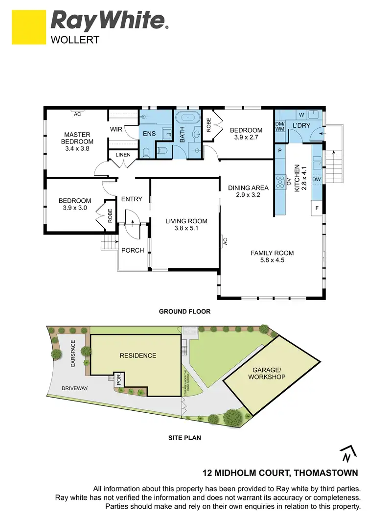 Floorplan of Homely house listing, 12 Midholm Court, Thomastown VIC 3074