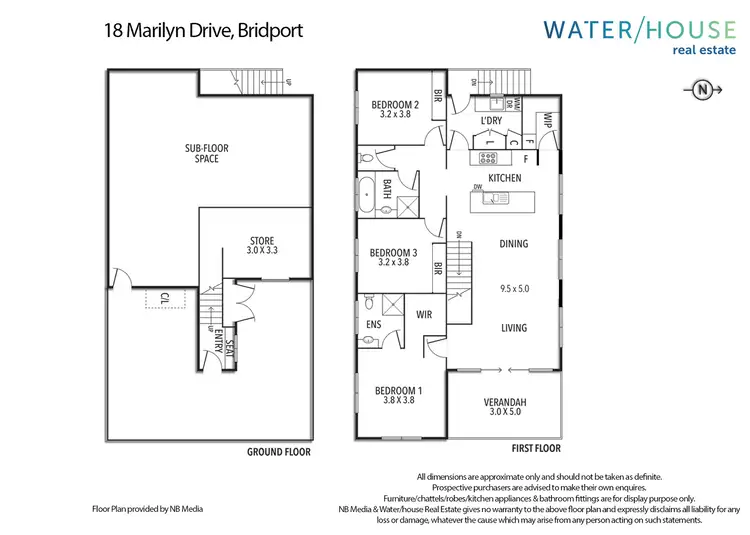 Floorplan of Homely house listing, 18 Marilyn Drive, Bridport TAS 7262
