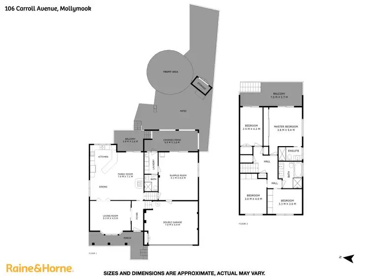 Floorplan of Homely house listing, 106 Carroll Avenue, Mollymook Beach NSW 2539