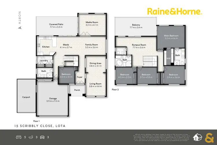Floorplan of Homely house listing, 15 Scribbly Close, Lota QLD 4179