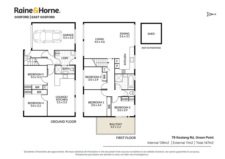 Floorplan of Homely house listing, 79 Koolang Road, Green Point NSW 2251