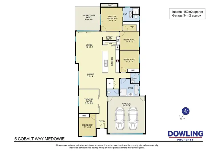 Floorplan of Homely house listing, 5 Cobalt Way, Medowie NSW 2318