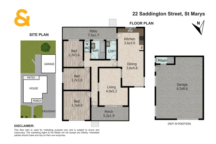 Floorplan of Homely house listing, 22 Saddington Street, St Marys NSW 2760