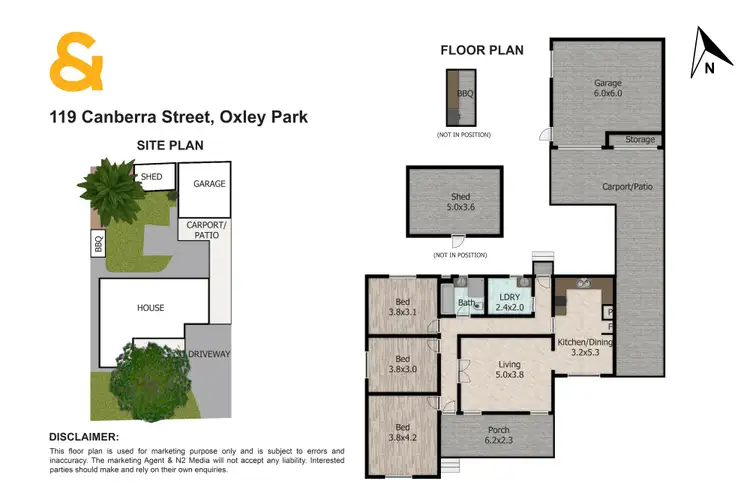 Floorplan of Homely house listing, 119 Canberra Street, Oxley Park NSW 2760