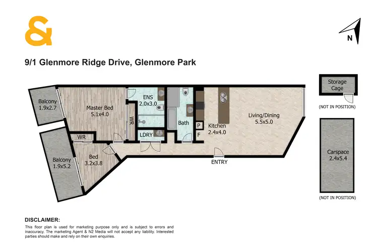 Floorplan of Homely apartment listing, 9/1 Glenmore Ridge Drive, Glenmore Park NSW 2745