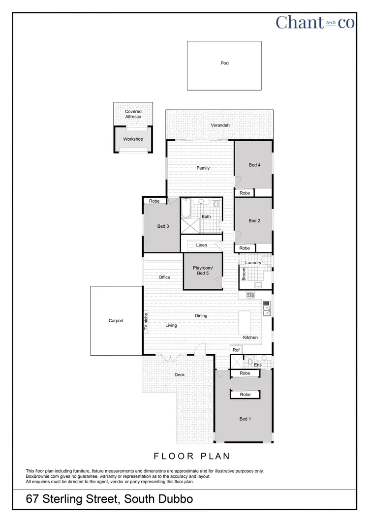 Floorplan of Homely house listing, 67 Sterling Street, Dubbo NSW 2830