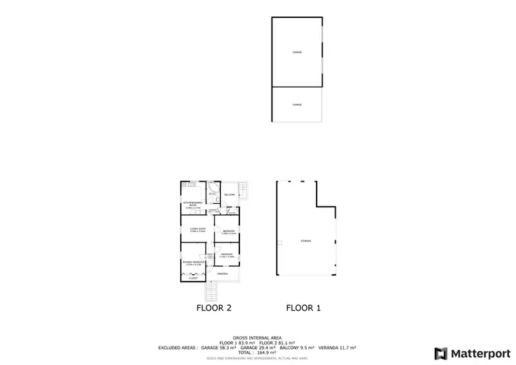 Floorplan of Homely house listing, 14A James Street, Mount Morgan QLD 4714