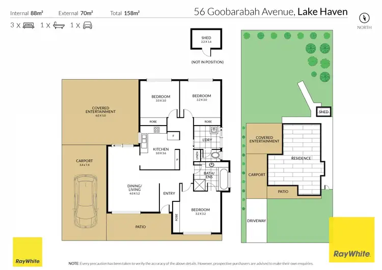 Floorplan of Homely house listing, 56 Goobarabah Avenue, Lake Haven NSW 2263