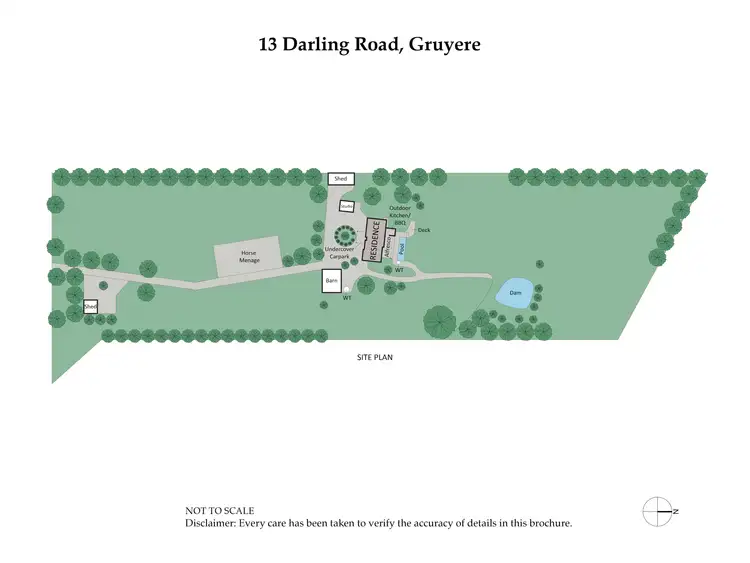 Floorplan of Homely rural property listing, 13 Darling Road, Gruyere VIC 3770