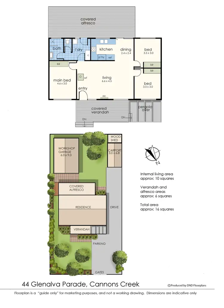 Floorplan of Homely house listing, 44 Glenalva Parade, Cannons Creek VIC 3977