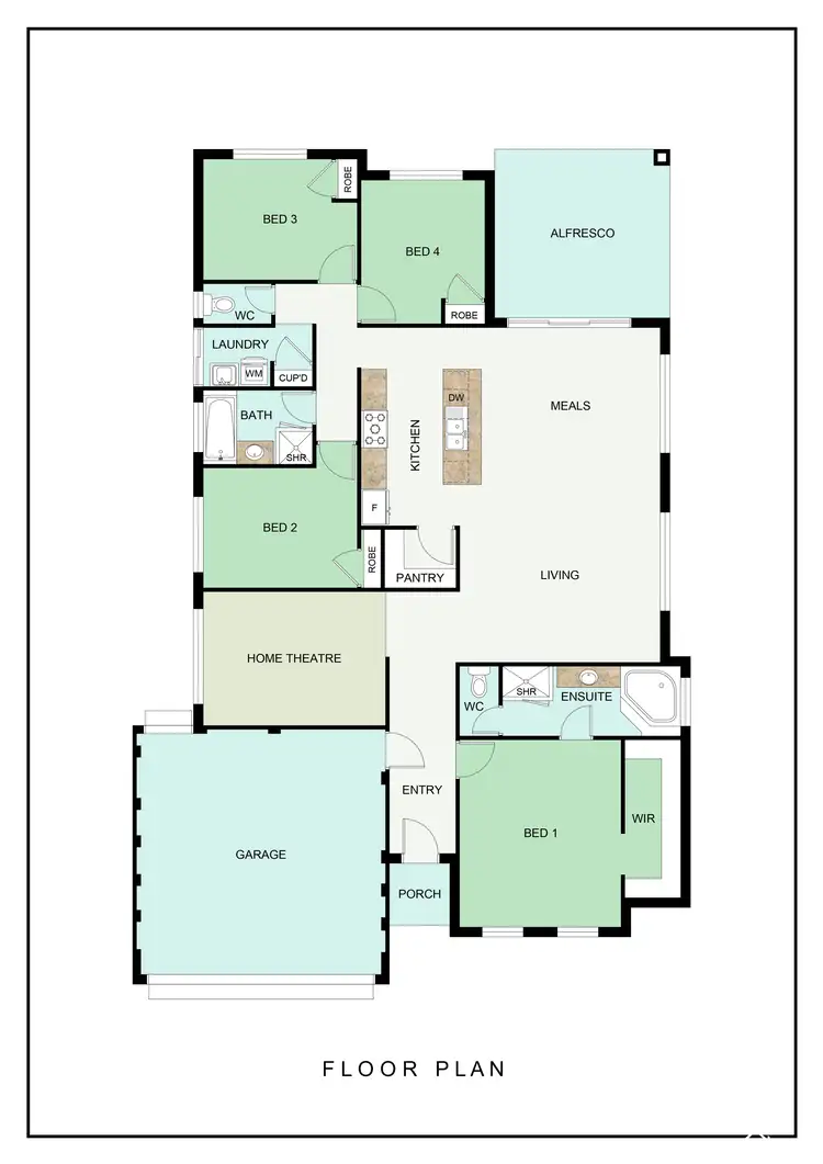 Floorplan of Homely house listing, 43 Primrose Loop, Byford WA 6122