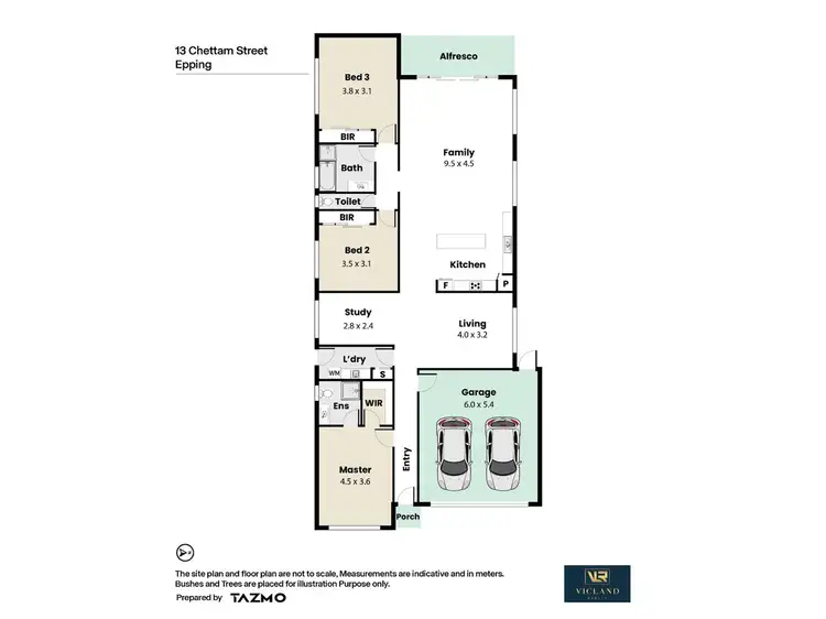 Floorplan of Homely house listing, 13 chettam street, Epping VIC 3076