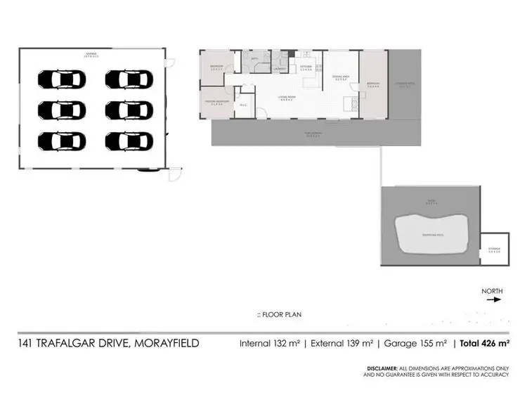 Floorplan of Homely house listing, 141 Trafalgar Drive, Morayfield QLD 4506