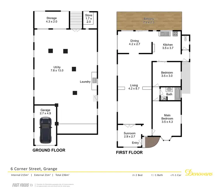 Floorplan of Homely house listing, 6 Corner Street, Grange QLD 4051