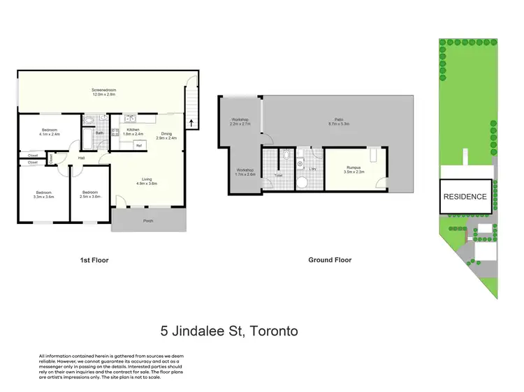 Floorplan of Homely house listing, 5 Jindalee Street, Toronto NSW 2283