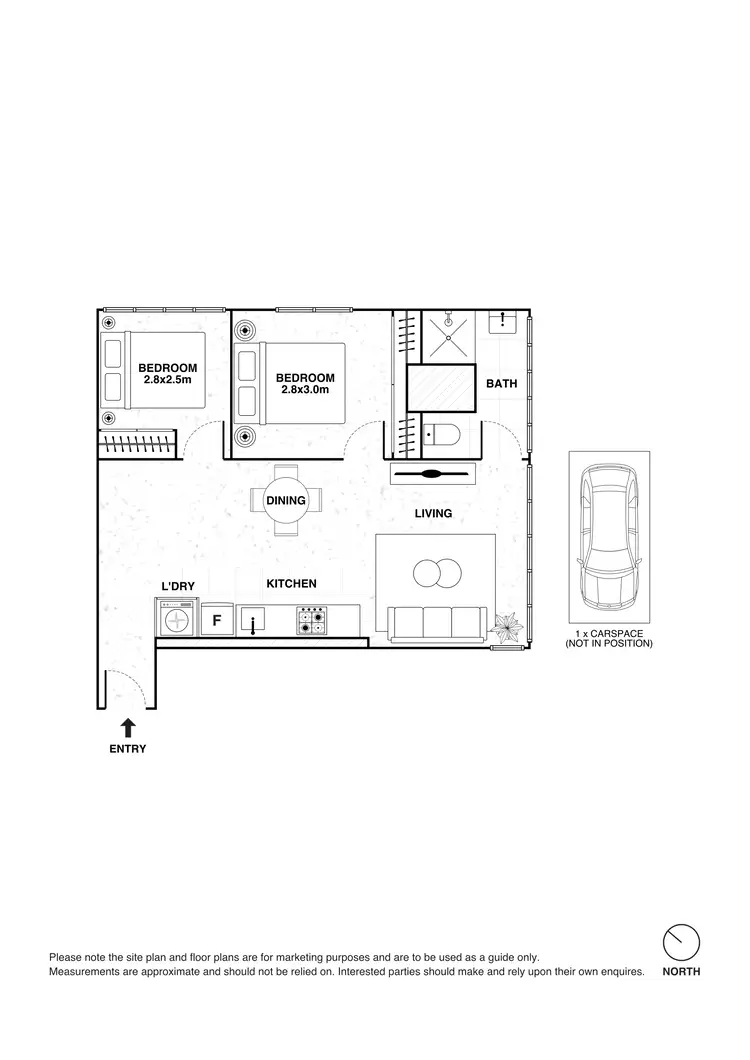 Floorplan of Homely apartment listing, 1702/568 Collins Street, Melbourne VIC 3000