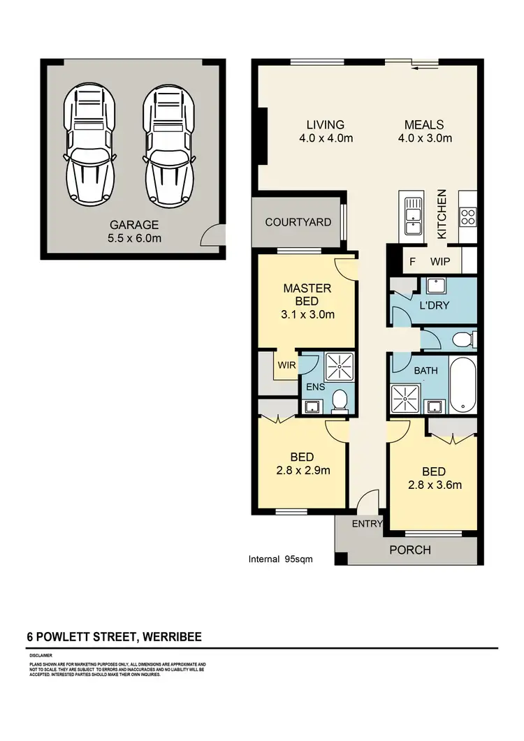 Floorplan of Homely house listing, 6 Powlett street, Werribee VIC 3030