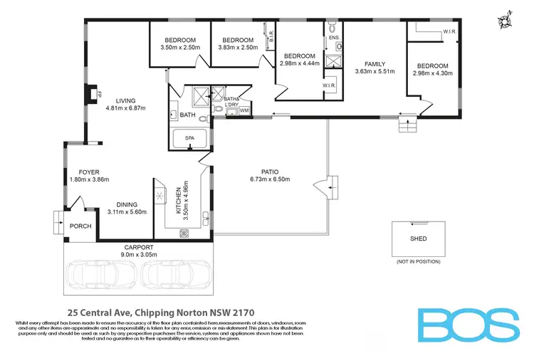 Floorplan of Homely house listing, 25 Central Avenue, Chipping Norton NSW 2170