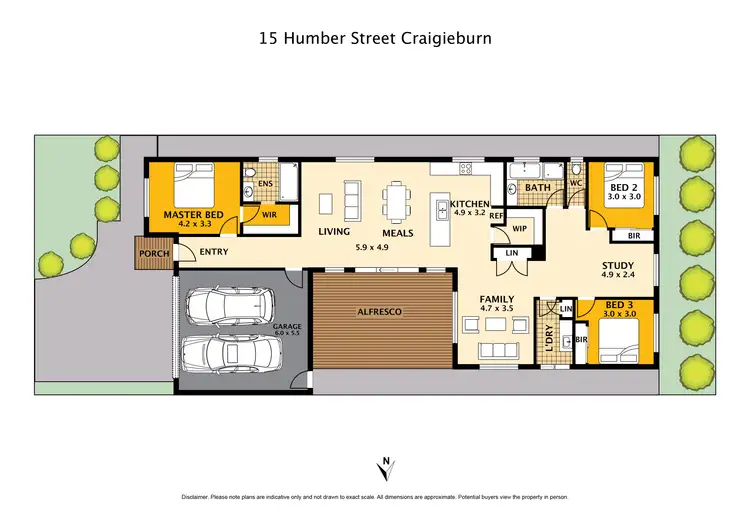 Floorplan of Homely house listing, 15 Humber Street, Craigieburn VIC 3064