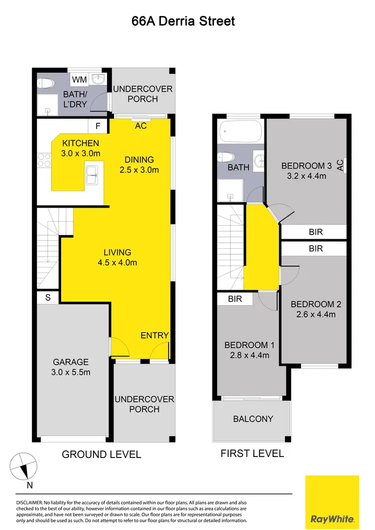 Floorplan of Homely house listing, 66A Derria Street, Canley Heights NSW 2166