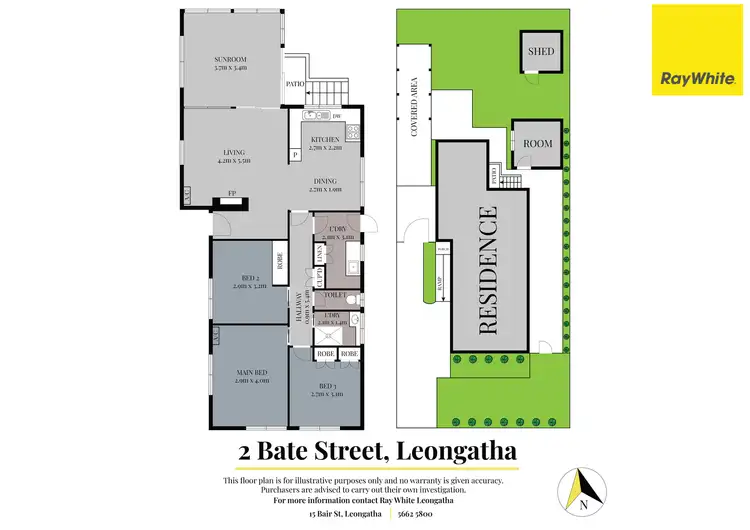 Floorplan of Homely house listing, 2 Bate Street, Leongatha VIC 3953