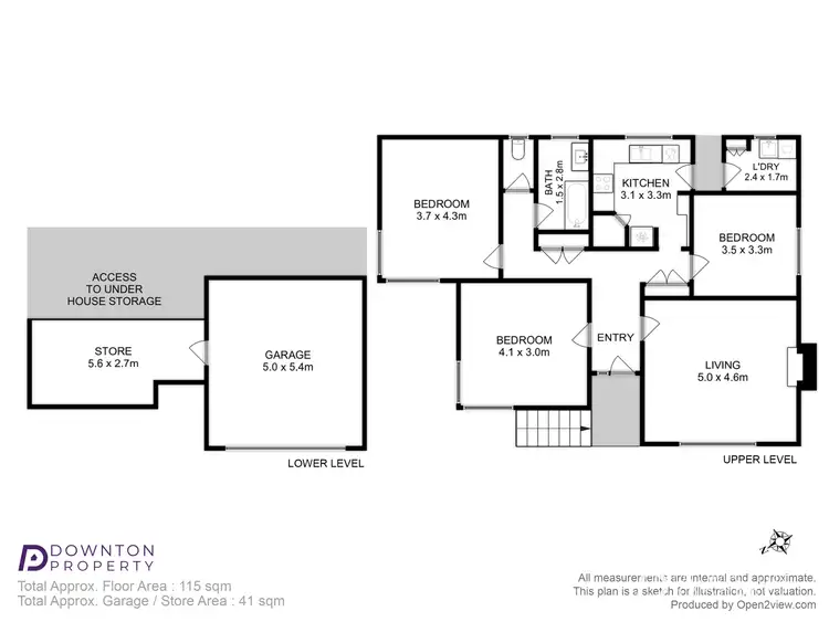 Floorplan of Homely house listing, 73 Springfield Avenue, West Moonah TAS 7009