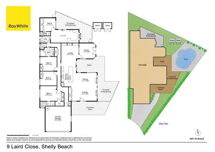 Floorplan of Homely house listing, 9 Laird Close, Shelly Beach NSW 2261