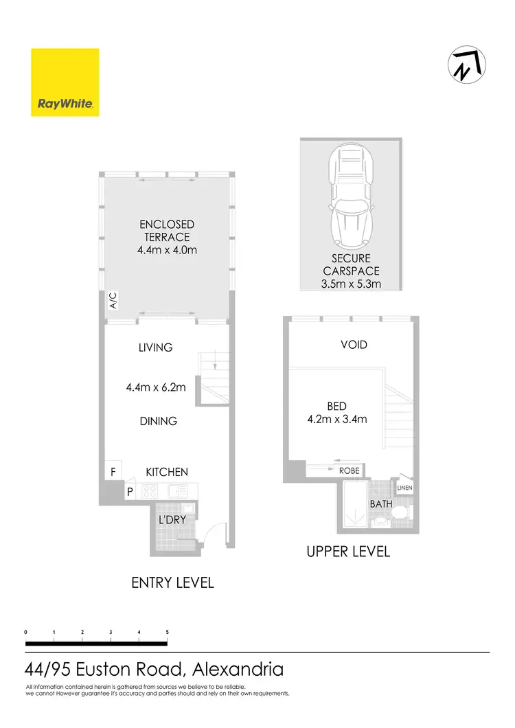 Floorplan of Homely apartment listing, 44/93-103 Euston Road, Alexandria NSW 2015