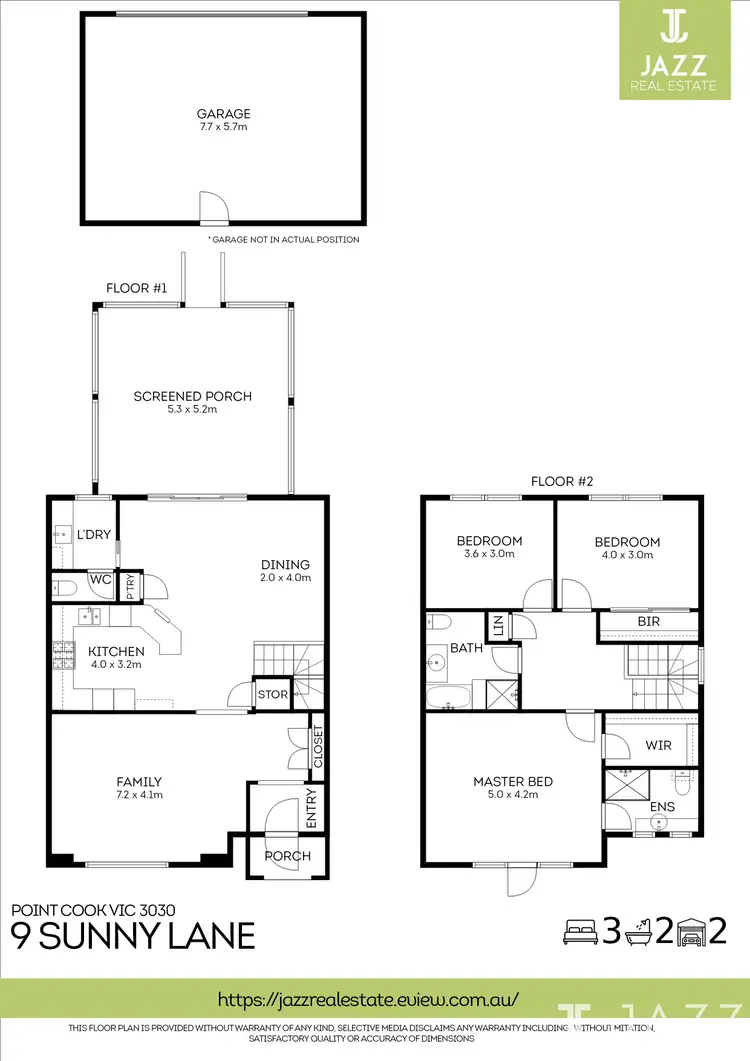 Floorplan of Homely house listing, 9 Sunny Lane, Point Cook VIC 3030