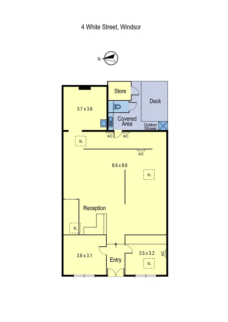 Floorplan of Homely house listing, 4 White Street, Windsor VIC 3181