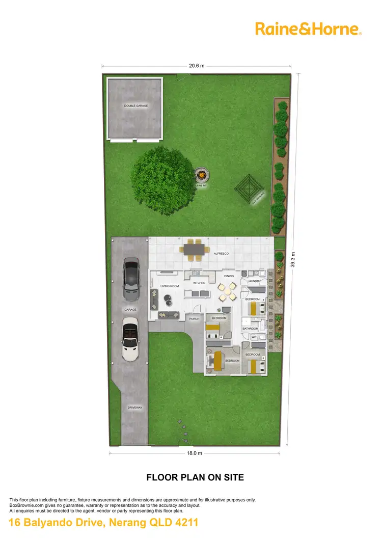 Floorplan of Homely house listing, 16 Balyando Drive, Nerang QLD 4211
