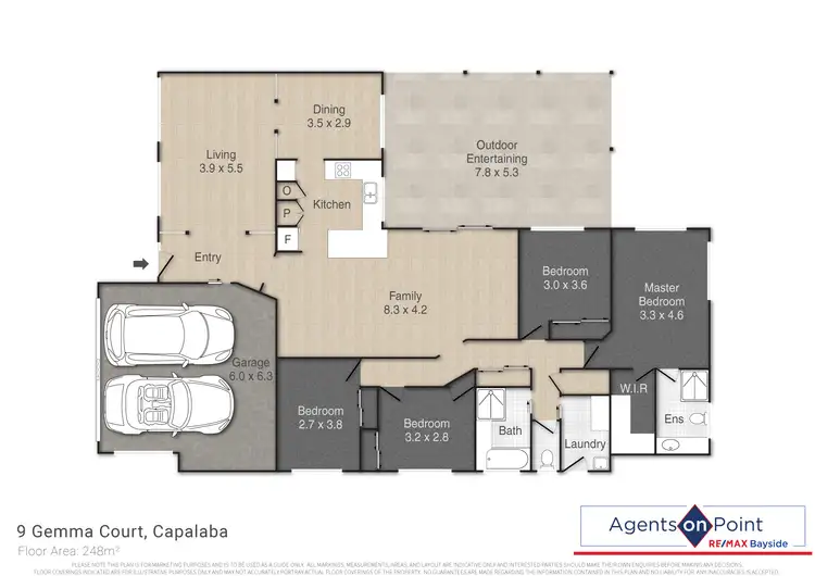 Floorplan of Homely house listing, 9 Gemma Court, Capalaba QLD 4157