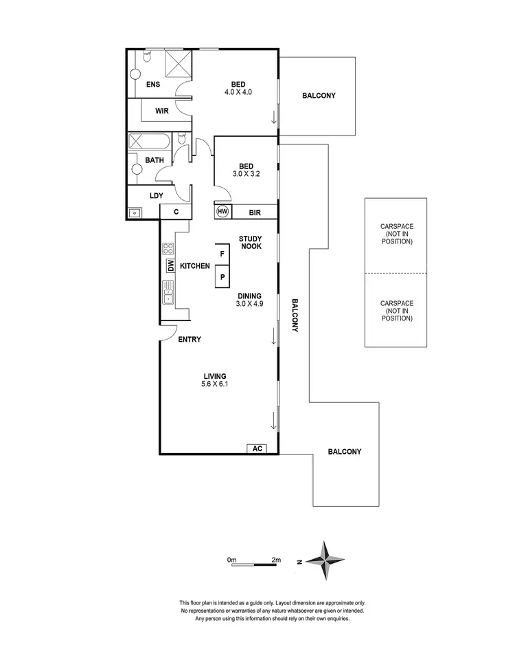 Floorplan of Homely apartment listing, 21/374 Lygon Street, Brunswick East VIC 3057
