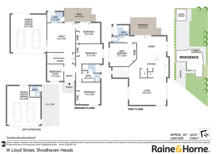Floorplan of Homely house listing, 14 Lloyd Street, Shoalhaven Heads NSW 2535