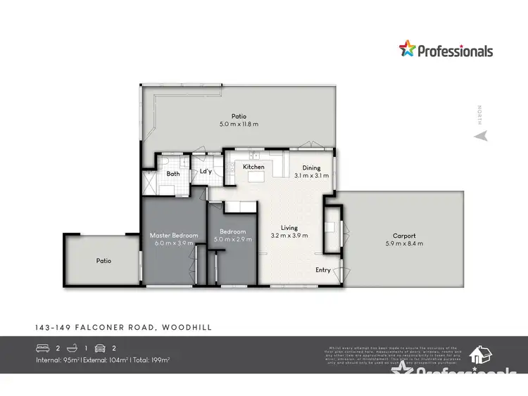 Floorplan of Homely house listing, 143-149 Falconer Road, Woodhill QLD 4285