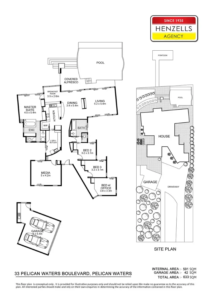 Floorplan of Homely house listing, 33 Pelican Waters Boulevard, Pelican Waters QLD 4551