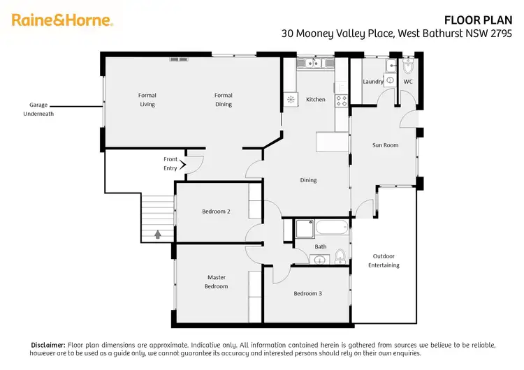 Floorplan of Homely house listing, 30 Mooney Valley Place, West Bathurst NSW 2795