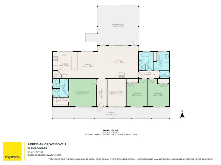 Floorplan of Homely house listing, 4 Friesian Grove, Bovell WA 6280
