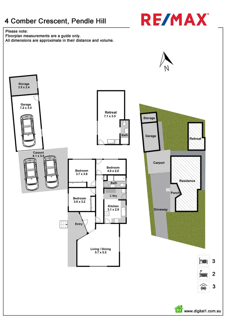 Floorplan of Homely house listing, 4 Comber Crescent, Pendle Hill NSW 2145