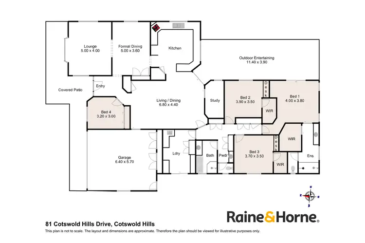 Floorplan of Homely house listing, 81 Cotswold Hills Drive, Cotswold Hills QLD 4350