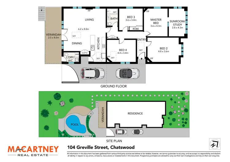 Floorplan of Homely house listing, 104 Greville Street, Chatswood NSW 2067