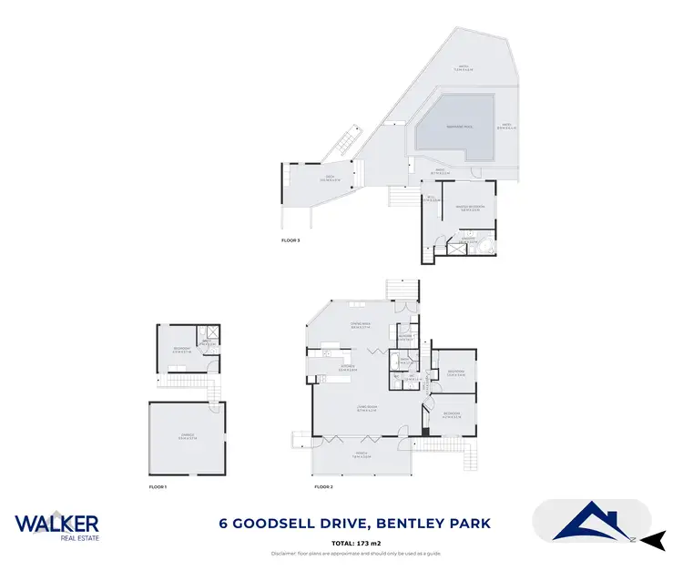 Floorplan of Homely house listing, 6 Goodsell Drive, Bentley Park QLD 4869
