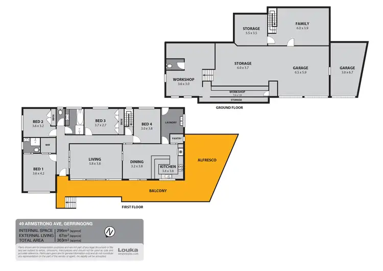 Floorplan of Homely house listing, 49 Armstrong Avenue, Gerringong NSW 2534