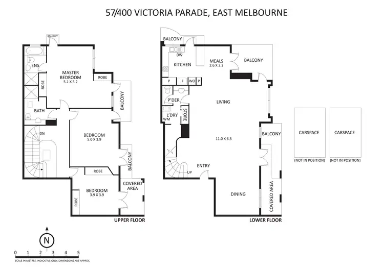 Floorplan of Homely apartment listing, 57/400 Victoria Parade, East Melbourne VIC 3002