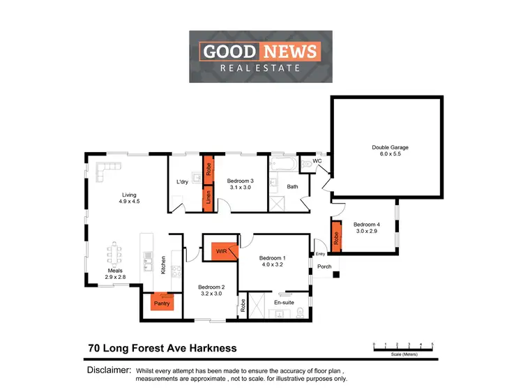 Floorplan of Homely house listing, 70 Long Forest Avenue, Harkness VIC 3337